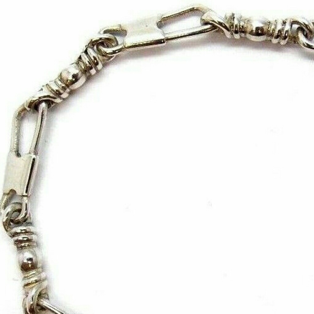 Fishers of Men Acts Sterling Silver Bracelet Medium 9.5 in